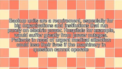 A Review Of Emergency Generator Fuel Systems