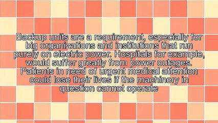 A Review Of Emergency Generator Fuel Systems