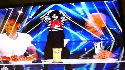 americas got talent: mime act warning very funny