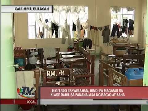 Schools either flooded or used as evacuation centers