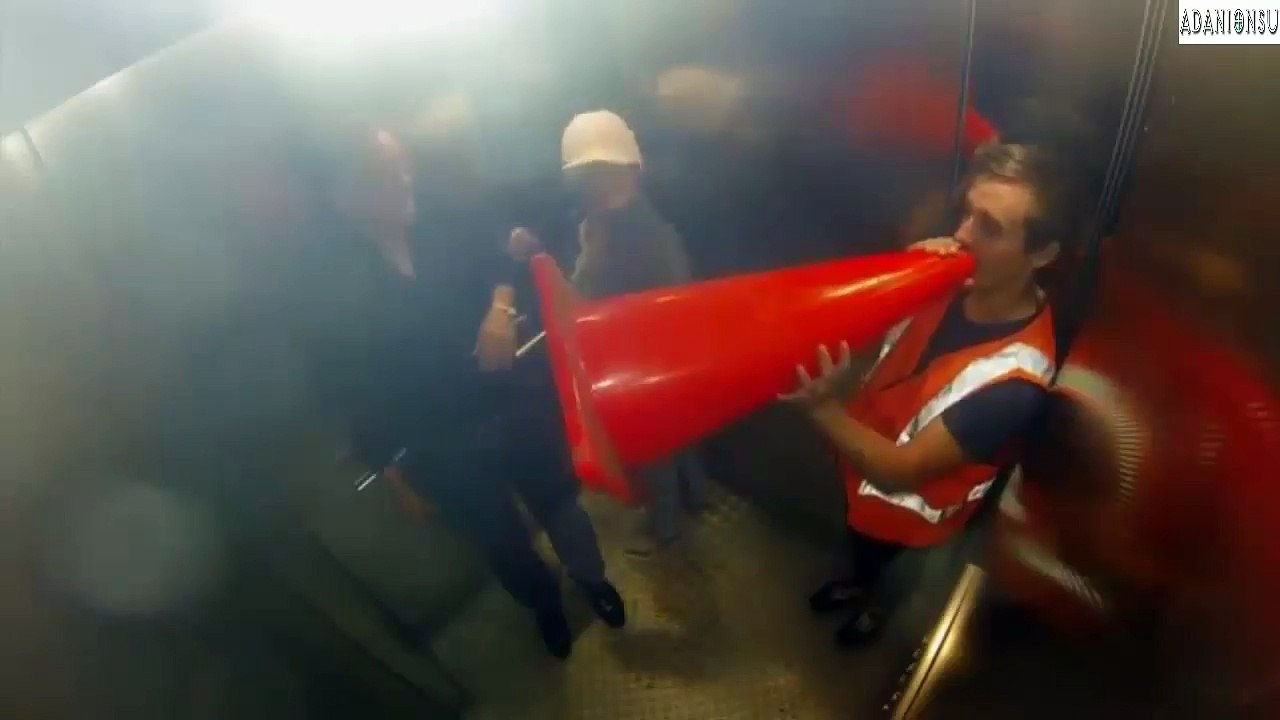 funny elevator prank