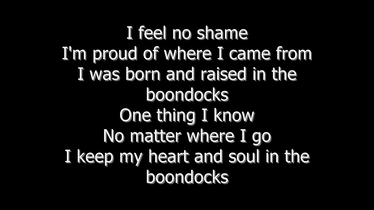 BOONDOCKS - LITTLE BIG TOWN - LYRICS ON SCREEN - TURN HD ON
