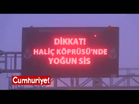İstanbul güne sisle uyandı