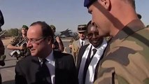 François Hollande visits liberated Timbuktu