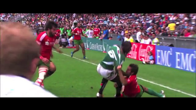 Rugby Sevens steps & tries