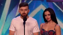 Roller skaters Billy and Emily are wheelie good!  -  Audition Week 1  Britain's Got Talent 2015