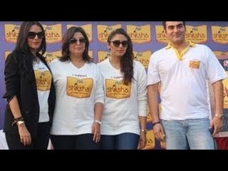 Arbaaz, Neha, Huma, Farah @ Special Rally Walk For The' Love of Shiksha'