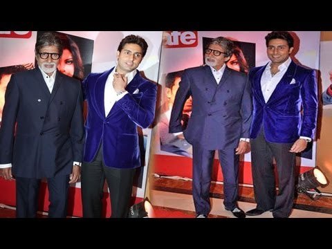Amitabh & Abhishek Bachhan Wins HT Mumbai's Most Stylish 2013 Awards !