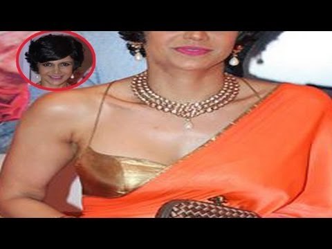 Mandira Bedi In Hot Saree Reveales Her Assets at HT Mumbai's Most Stylish 2013 Awards !