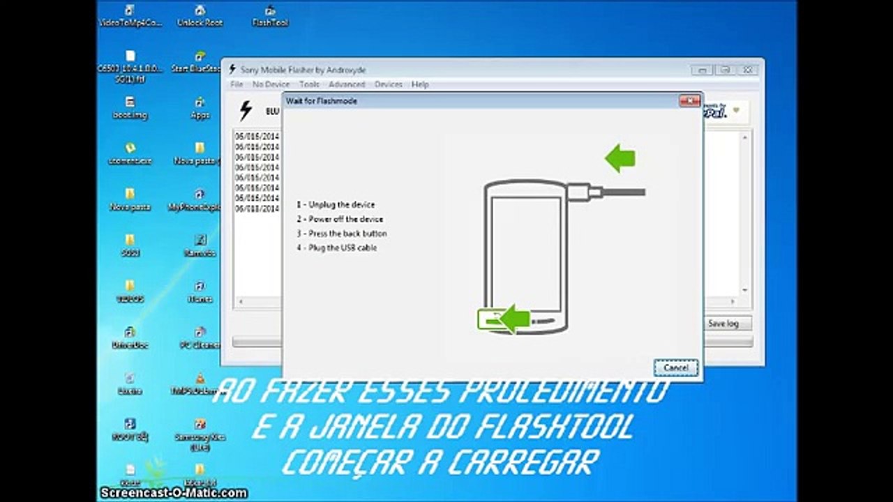 TUTORIAL TIRANDO XPERIA DO TRAVAMENTO OU LOOP INFINITO 2014