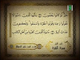 الشيخ ماهر المعيقلي تلاوة  من سورة البقرة  5