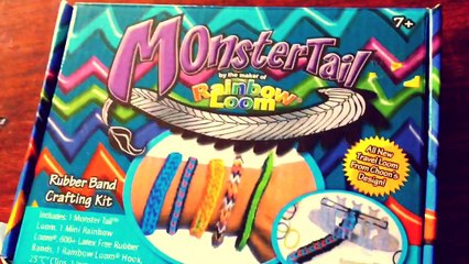 How to make a Monster Tail loom band. By SA,SK&HK