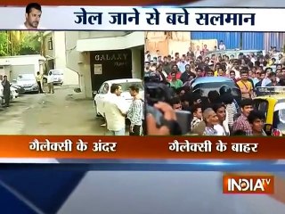 2002 Hit and Run Case Salman Khan Returning Home After Furnishing Bail Bond