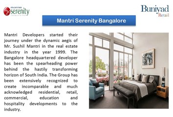 Receive Immense Contentment By Gaining High ROI on Mantri Serenity