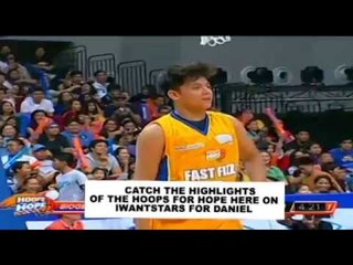 iWant Stars for Daniel Padilla: Daniel shoots "Hoops for Hope"