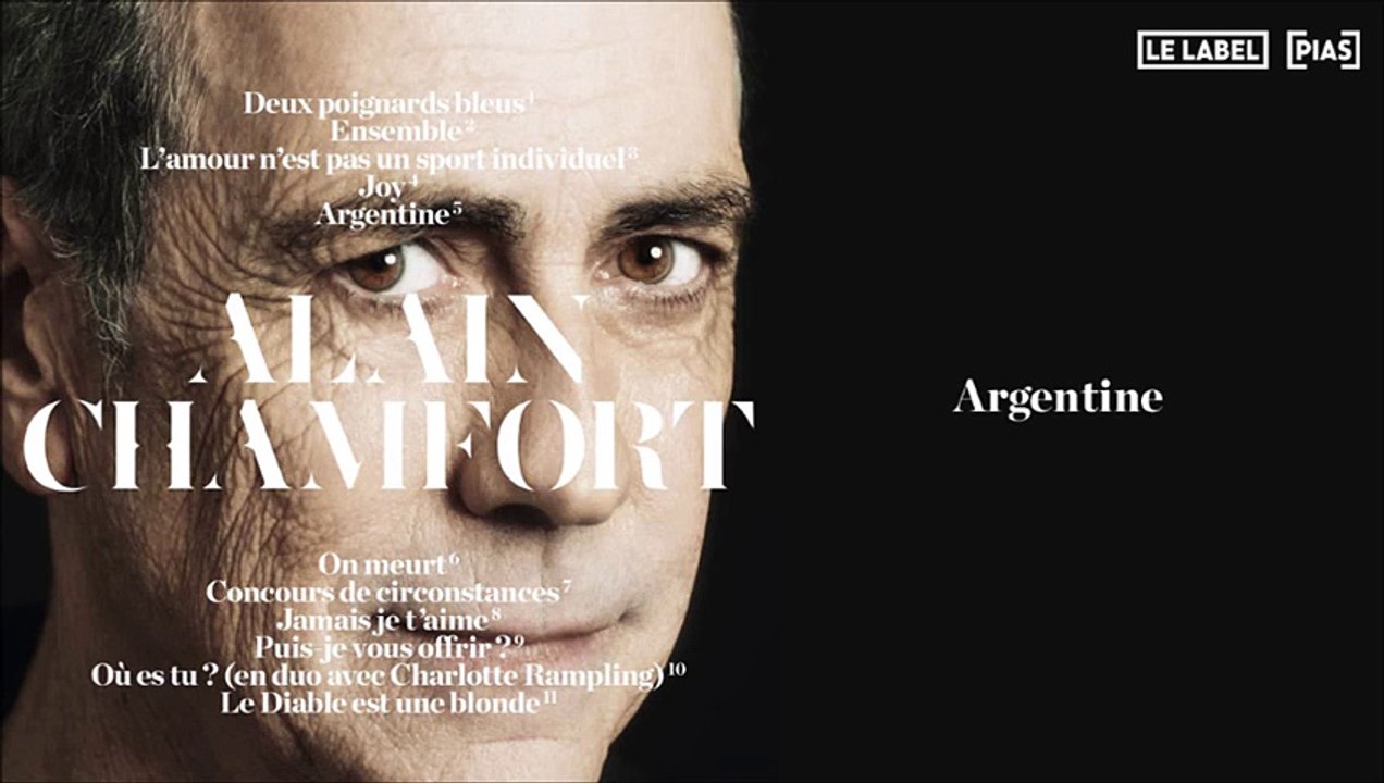 ALAIN CHAMFORT - Argentine (officiel)