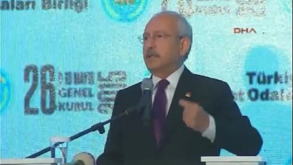 Kemal Kılıçdaroğlu, TZOB Genel Kurulu'nda Konuştu