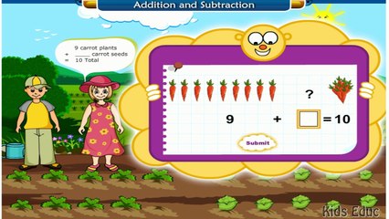 Basic Math For Kids Addition and Subtraction, Science games, Preschool and Kindergarten Activities