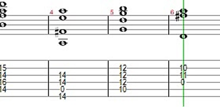 Tabs for canon rock acoustic version