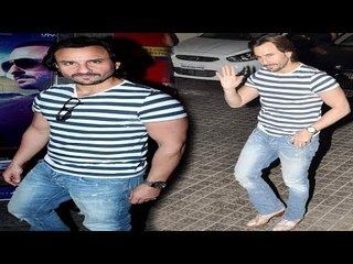 Saif Ali Khan Spotted @ Special Screening Of Race - 2