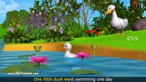 Five Little Ducks Went Out One Day   3D Animation Five Little Ducks Nursery Rhyme for children