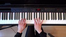 G Sharp Minor Harmonic Scale - Both Hands - Piano tutorial