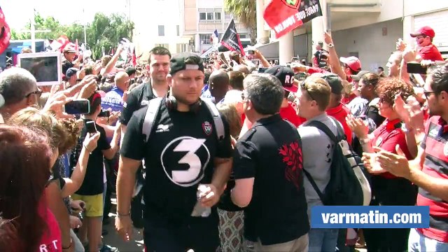 RCT-Castres: les Toulonnais arrivent avec la Coupe d'Europe à Mayol