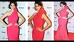 Hot Aditi Rao Hydri In Red Gown @ Filmfare Nomination Party