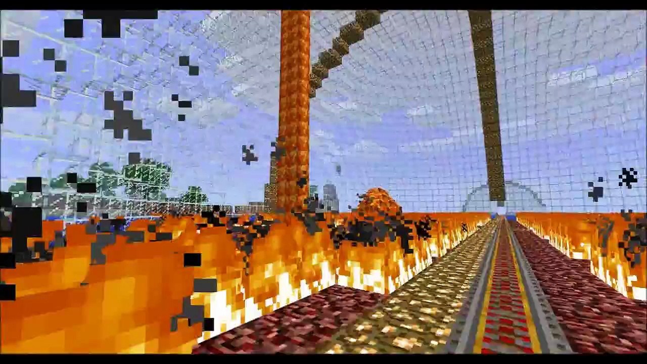 Minecraft - Rollercoaster to Hell V2
