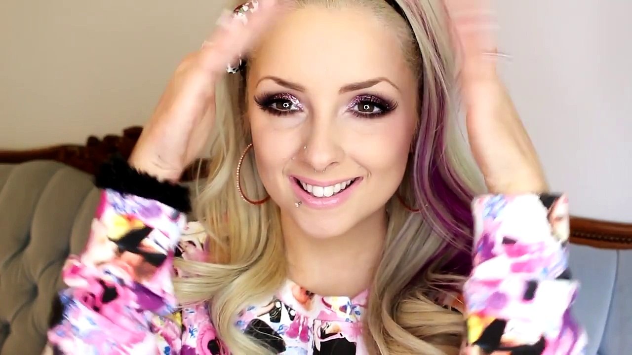 Fun Pinky Glitter Makeup Tutorial