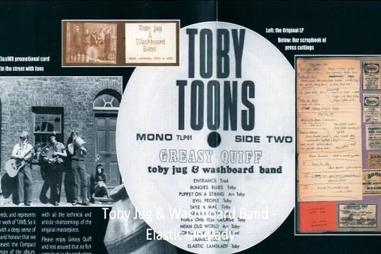 Toby Jug & Washboard Band Elastic Fandlady 1969 UK Folk Psych