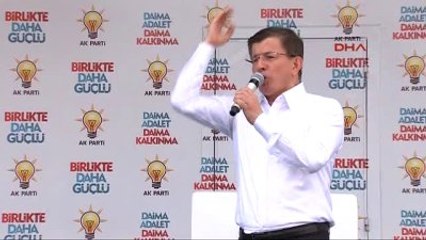 Hatay Başbakan Davutoğlu Seçim Mitinginde Konuştu-2