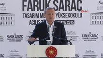 Cumhurbaşkanı Erdoğan Faruk Saraç Yüksekokulu Açılış Töreni 2
