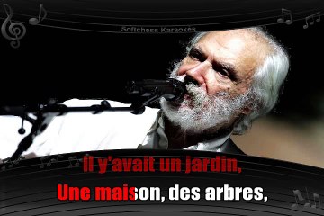 Karaoké Georges Moustaki - Il y avait un jardin