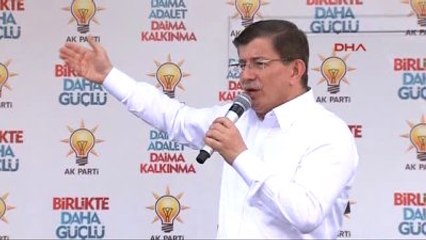 Hatay Başbakan Davutoğlu Seçim Mitinginde Konuştu-6 Son