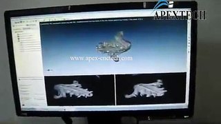 UK jinan apextech cnc 3d scanner video made in china