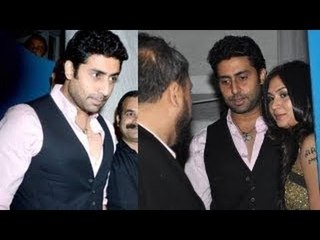 Abhishek Bachhan Arrive At Bunty Walia & Vanessa Parmar's Wedding Reception