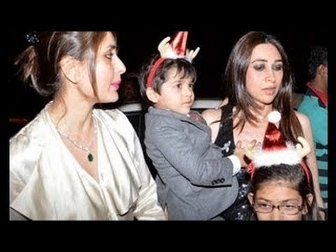 Bollywood Beauties Kareena And Karishma Kapoor Celebrate Christmas