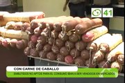 Decomisan embutidos hechos con carne de caballo - Trujillo