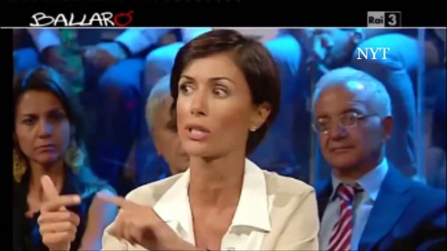 MARA CARFAGNA DA I NUMERI E VIENE DERISA A BALLARO' 17 9 2013