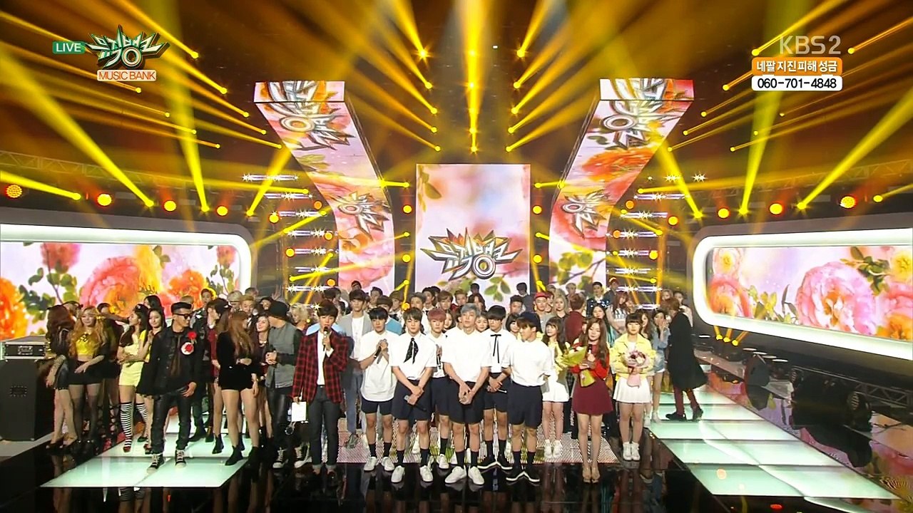 [HD] BTS - I Need U No.1 (3rd Win) @ Music Bank