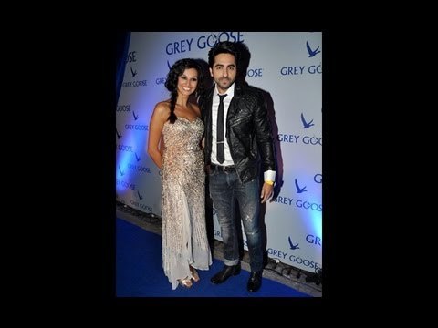 Ayushman Khurana Looking COY Along with Shibani Dandekar at Grey Goose Style Du Jour Fashion Event