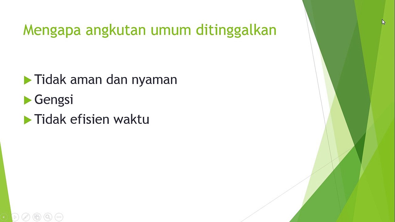 Pandangan Louhilton terhadap angkutan umum.