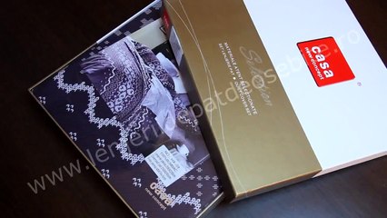 Lenjerii de pat din bumbac dublu satinat figuri geometrice