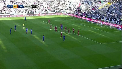 Pogba free-kick chance Juventus Cagliari 09.05.2015