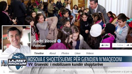 KOSOVA E SHQETËSUEME PËR GJENDJEN N’MAQEDONI
