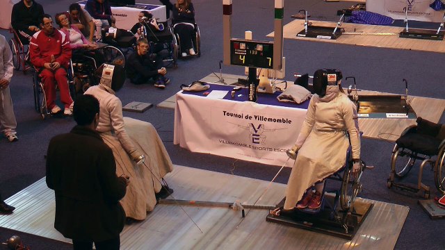 Tournoi de Villemomble 2015 - Epée Dames - Demi-Finale Grigorian (BLR) - Ecorchon (FRA)