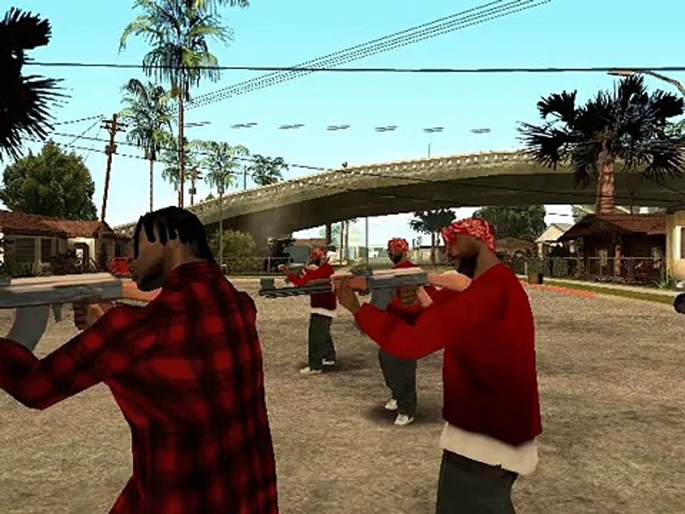GTA San Andreas:Blood Gang Version