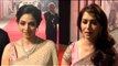 Bollywood Stars Sridevi & Madhuri - Jab Tak Hai Jaan Premiere At Yash Raj Studios SPECIAL Theatre