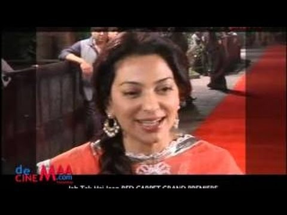 Bollywood STAR Juhi Chawla - Jab Tak Hai Jaan Premiere At Yash Raj Studios SPECIAL Theatre